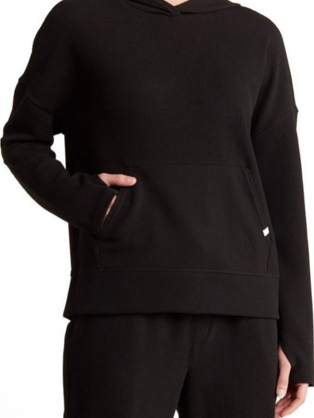 Soybu Black Women's Hooded Pullover